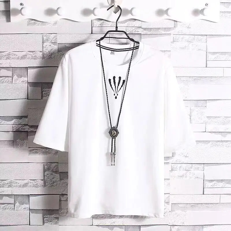 Camiseta Casual de Hip Hop para Hombres - Estilo Veraniego de Manga Corta