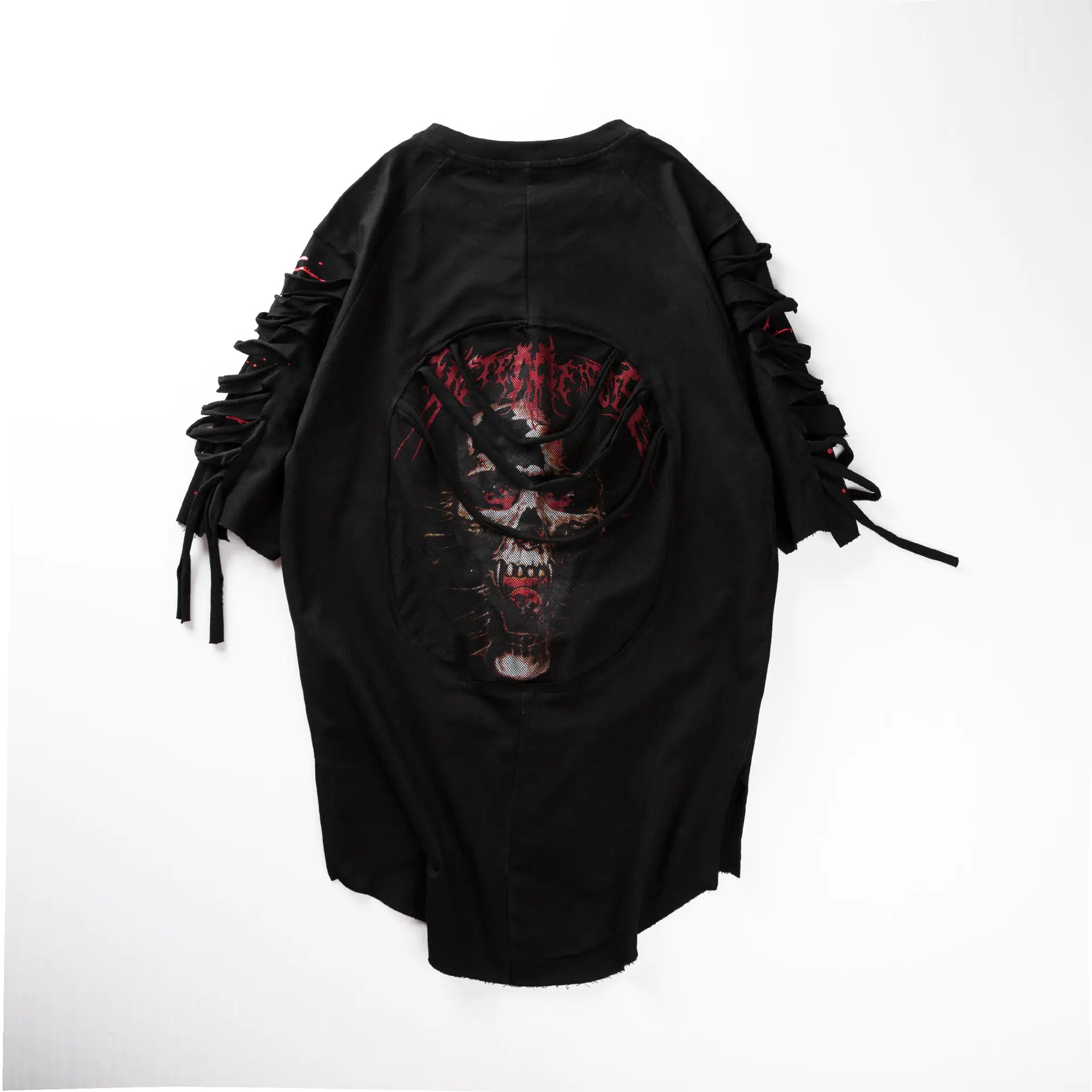 Men's Casual Ripped Short Sleeve Hip Hop T-Shirt