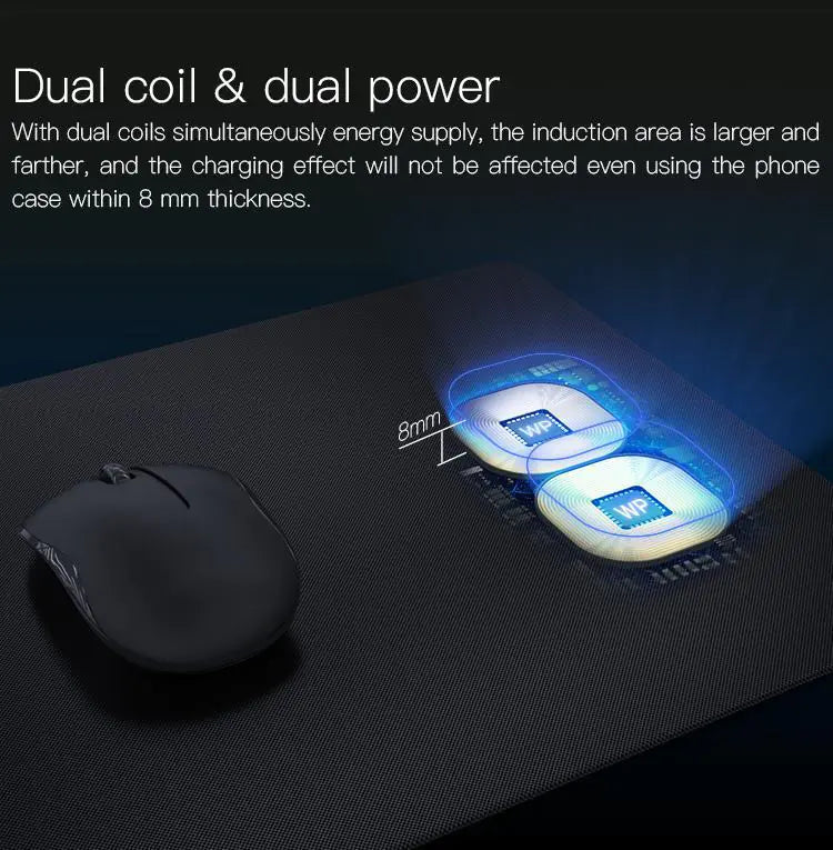 Alfombrilla de Ratón con Carga inalámbrica Creativa - Multifunción